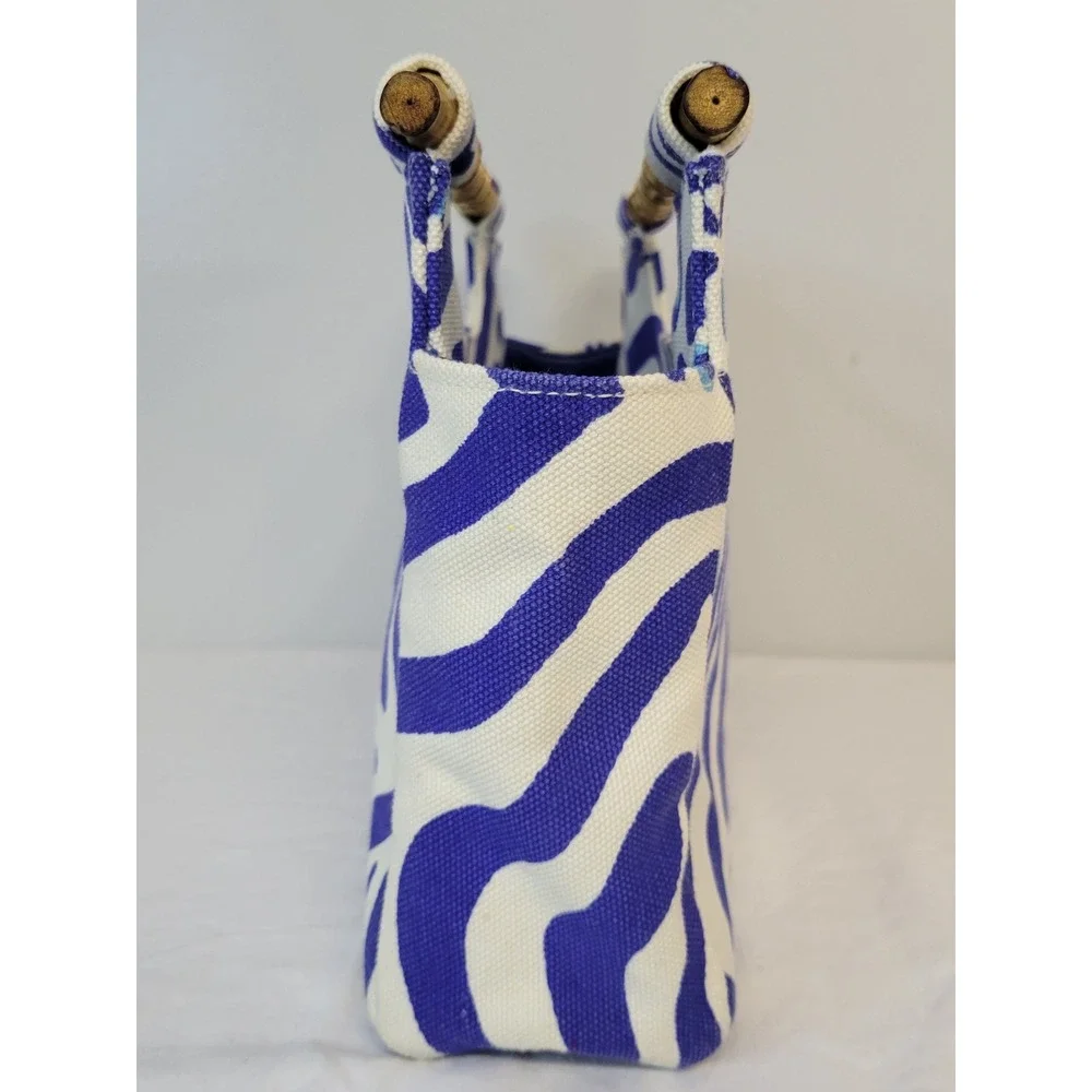 Lilibridge Bamboo Clutch, Zebra Cat Blue‎